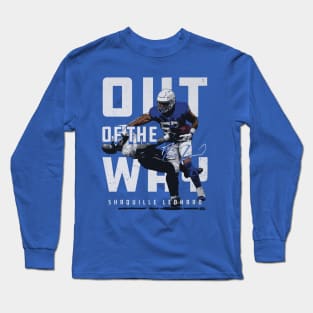 Shaquille Leonard Indianapolis Out Of The Way Long Sleeve T-Shirt